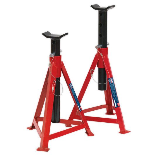 Sealey Axle Stands 2.5 Tonne Capacity per Stand 5T Per Pair Medium Height AS3000