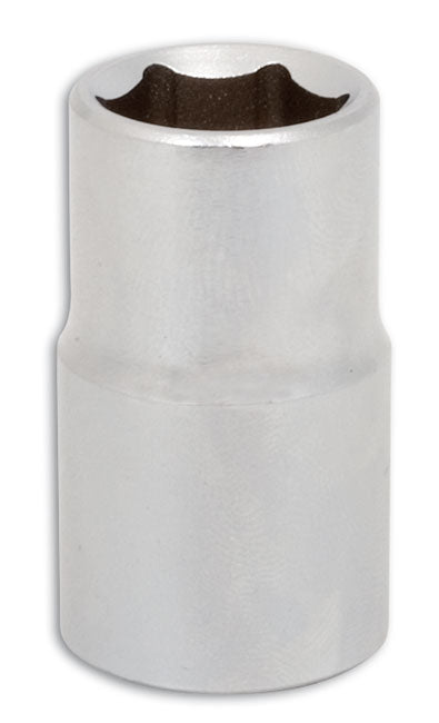 LASER 0811 Socket Wrench Insert 1/2" Drive 15mm Spanner Chrome Vanadium Steel