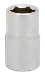LASER 0812 Socket Wrench Insert 1/2" Drive 16mm Spanner Chrome Vanadium Steel