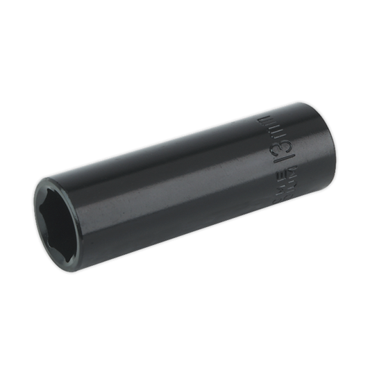 Sealey Impact Socket Tool 13mm Deep 3/8" Square Drive ‎Anti Corrosion IS3813D