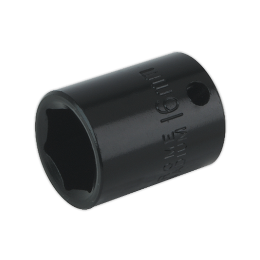 Sealey Impact Socket Tool 16mm 3/8" Square Drive - ‎Corrosion Resistant IS3816