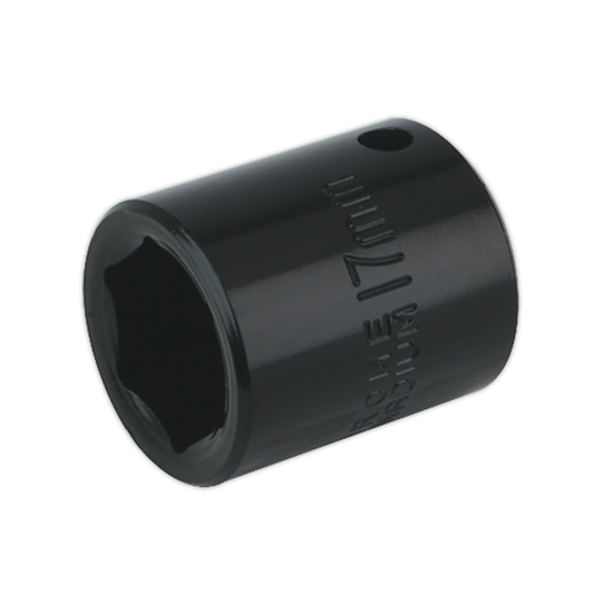 Sealey Impact Socket Tool 17mm 3/8" Square Drive - ‎Corrosion Resistant IS3817