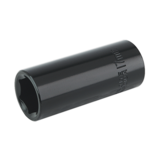 Sealey Impact Socket Tool 17mm Deep 3/8" Square Drive ‎Anti Corrosion IS3817D