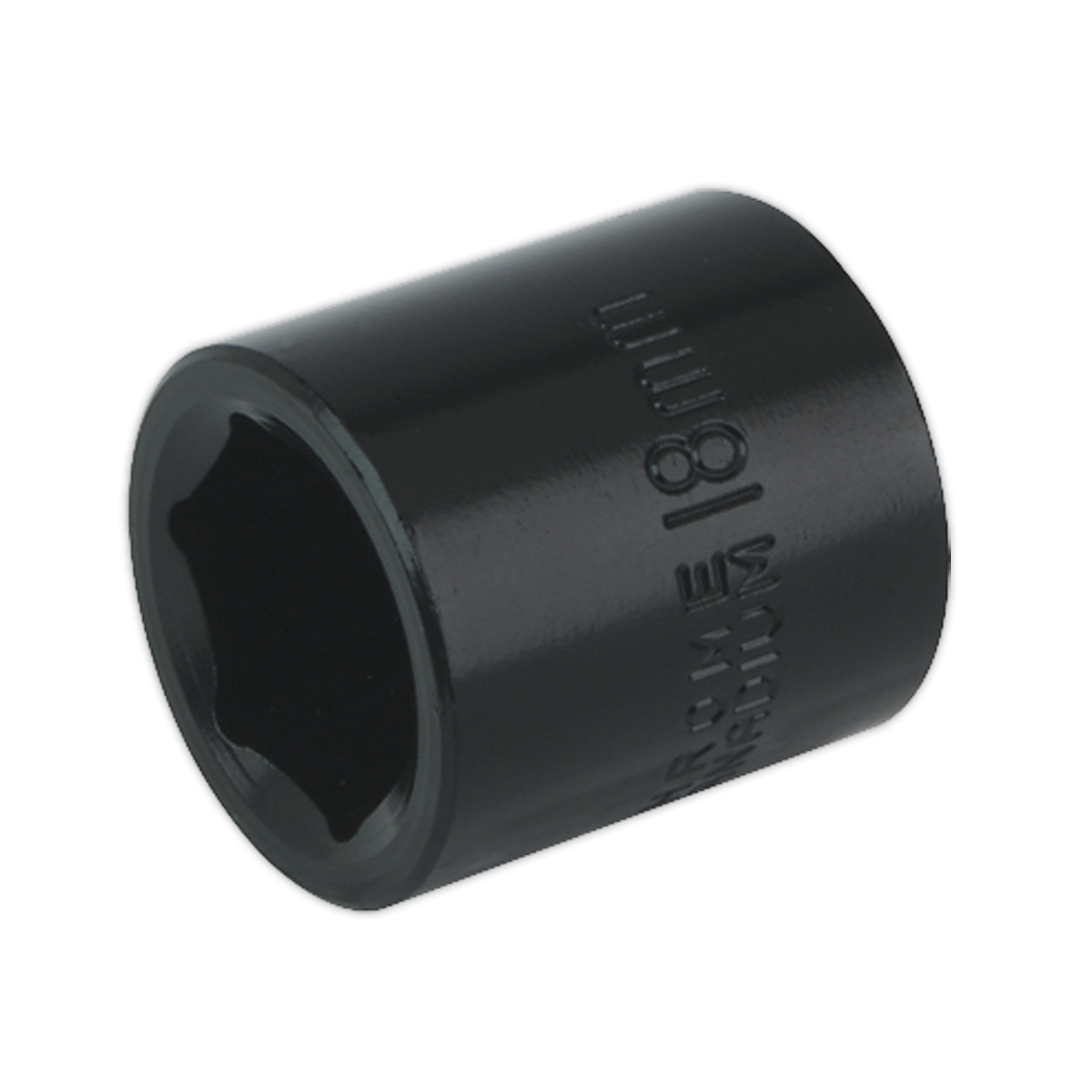 Sealey Impact Socket Tool 18mm 3/8" Square Drive - ‎Corrosion Resistant IS3818