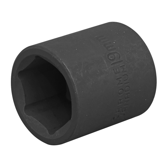 Sealey Impact Socket Tool 19mm 3/8" Square Drive - ‎Corrosion Resistant IS3819
