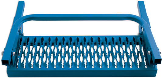 LASER 5221 Tyre Step Steel Adjustable Access Ramp Blue For 4x4 & Light Vans