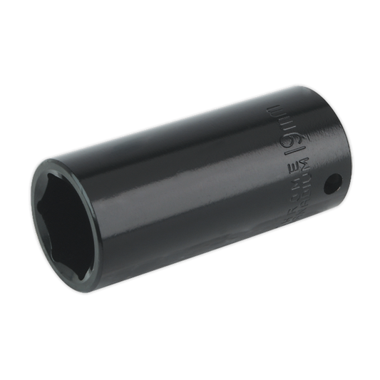 Sealey Impact Socket Tool 19mm Deep 3/8" Square Drive ‎Anti Corrosion IS3819D
