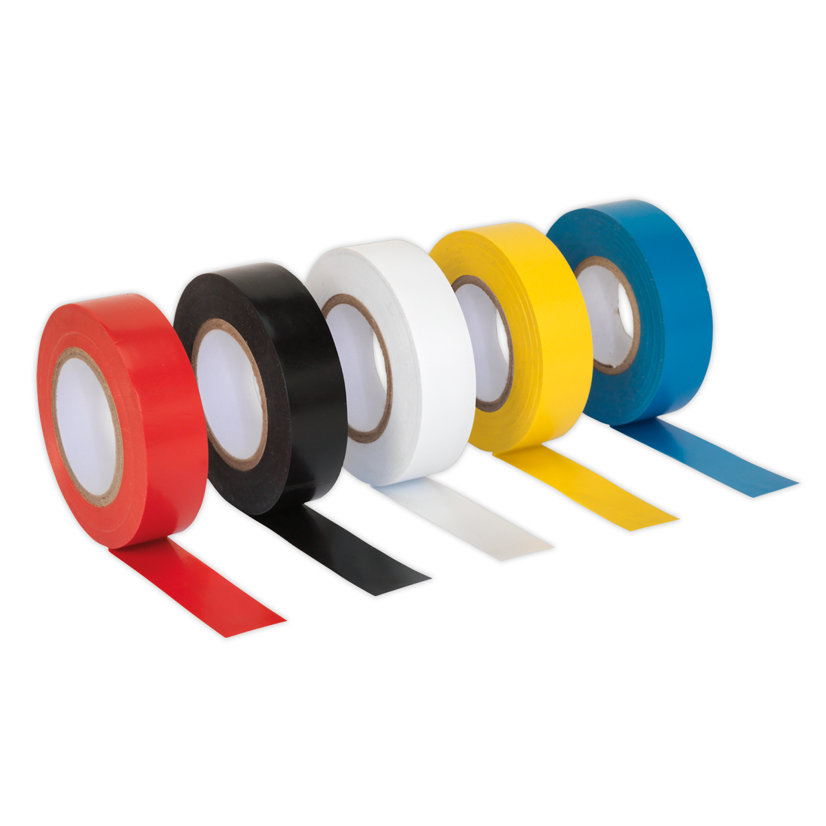 Sealey PVC Insulating Tape Electrical PVC 19mm x 20M Mixed Pack of 10 ITMIX10