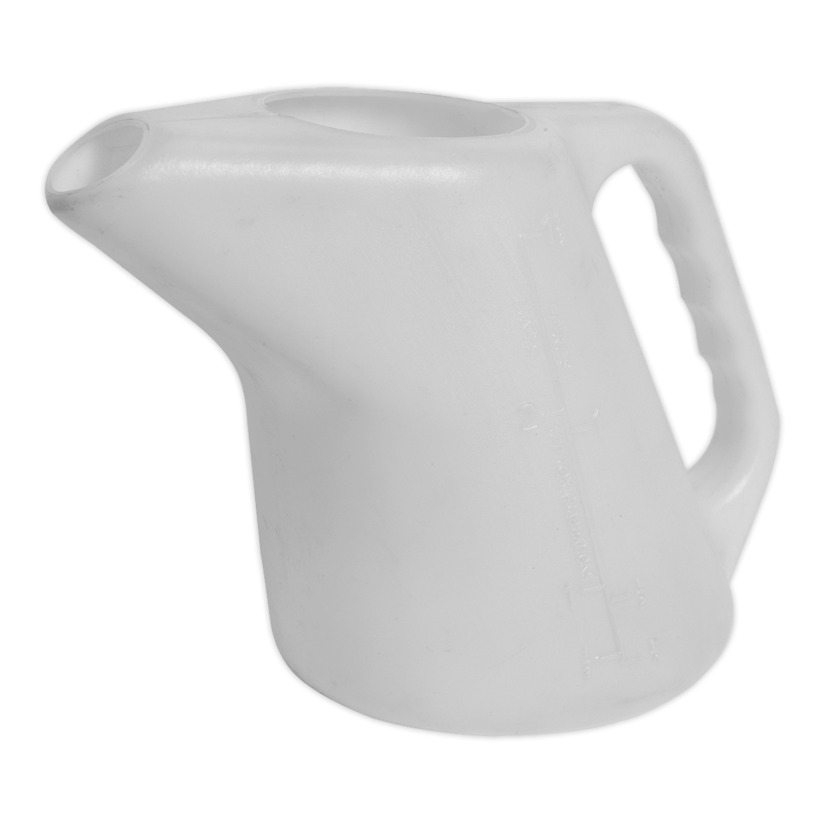 Sealey 1.5L Measuring Jug 1.5 Litre Fixed Straight Spout Oil Fuel Resistant J1RS