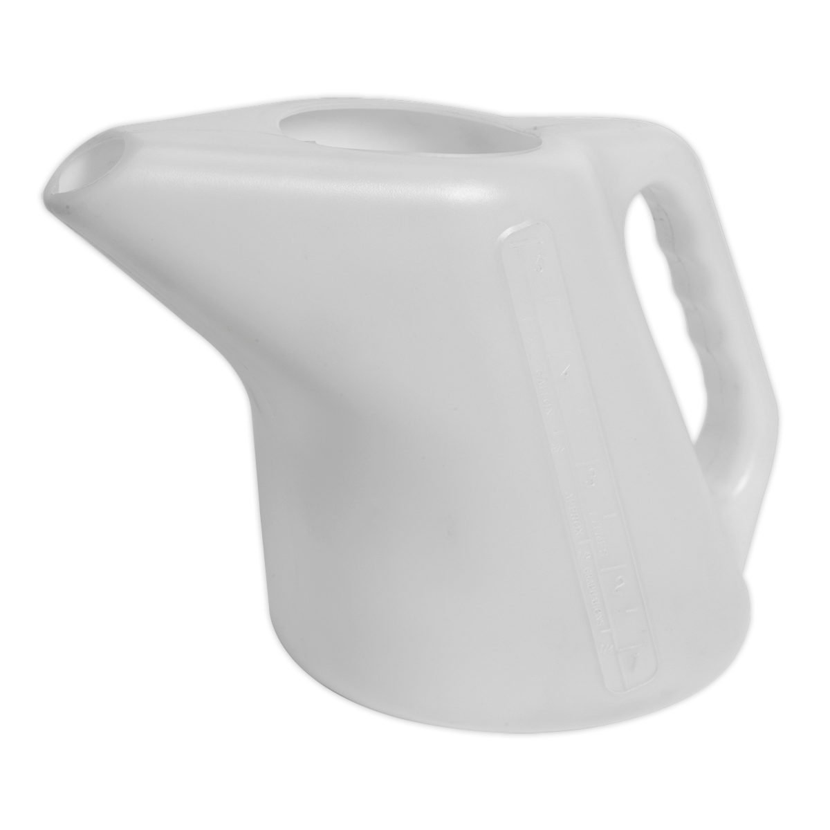 Sealey Measuring Jug Heavy Duty Ergonomic Design Easy-to-Read Scale 5Litres J5RS