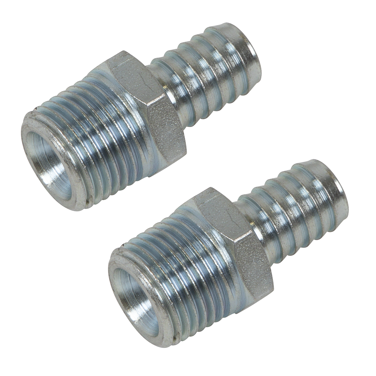 PCL Screwed Tailpiece Male 1/2" BSPT Ø1/2" Hose 2 Pieces Workshop & Agricultural