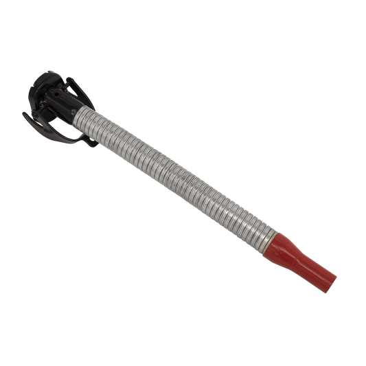 Sealey Detachable Petrol Flexible Pouring Spout For Fuel Tanks Red JC20P/S