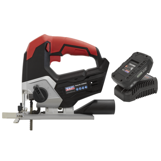 Sealey Cordless Jigsaw Kit With Built-In LED Worklight 20V 2Ah CP20VJSKIT1
