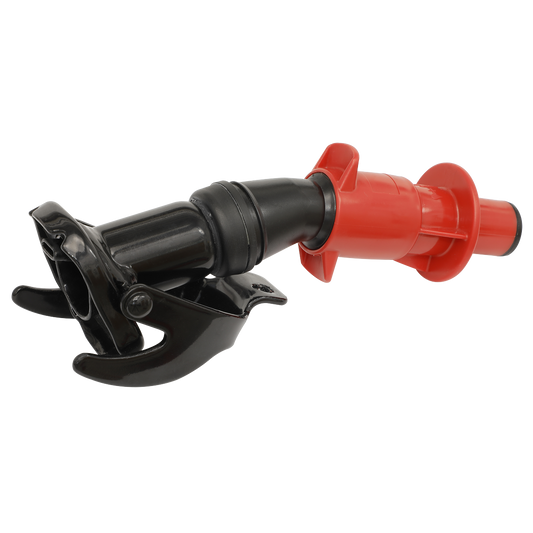 Sealey 5L & 10L Metal Jerry Can Smart Spout With Automatic Stop Red/Black JCSS