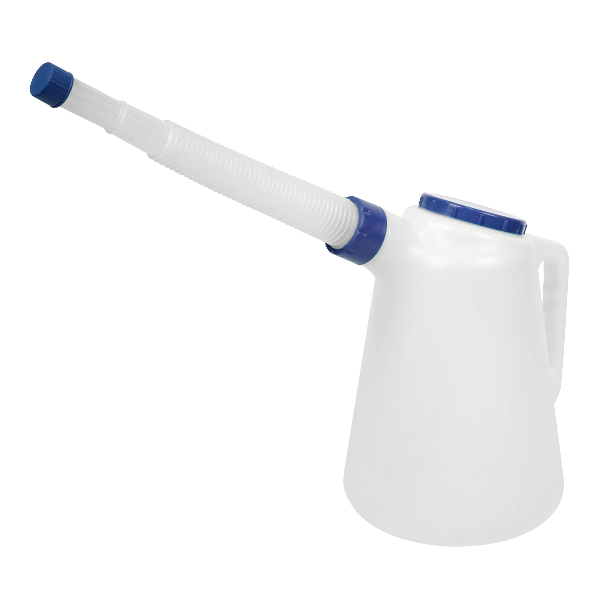 Sealey 5 Litres Oil Container With Blue Lid & Flexible Spout Polyethylene JDL5B