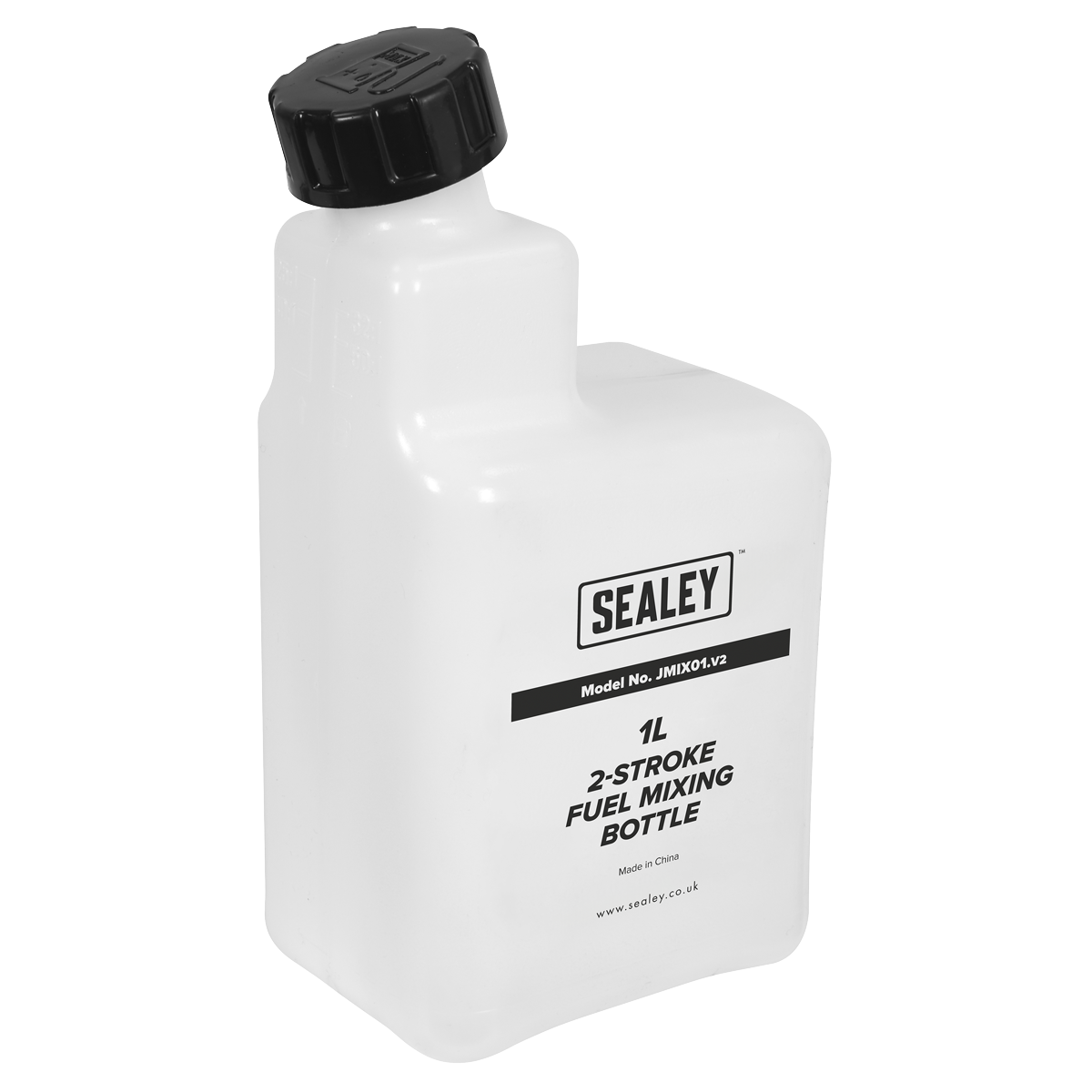 Sealey 2-Stroke Petrol/Fuel Mixing Bottle 1L 1 Litre 25:1 32:1 40:1 50:1 JMIX01