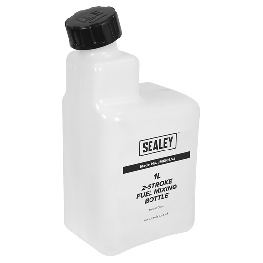 Sealey 2-Stroke Petrol/Fuel Mixing Bottle 1L 1 Litre 25:1 32:1 40:1 50:1 JMIX01