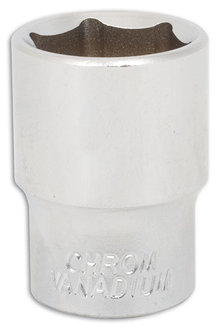 LASER 0817 Socket Wrench Insert 1/2" Drive 21mm Spanner Chrome Vanadium Steel