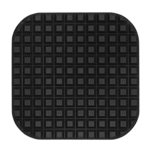 Sealey Safety Rubber Jack Pad Type A Designed To Prevent Damage Black JP01