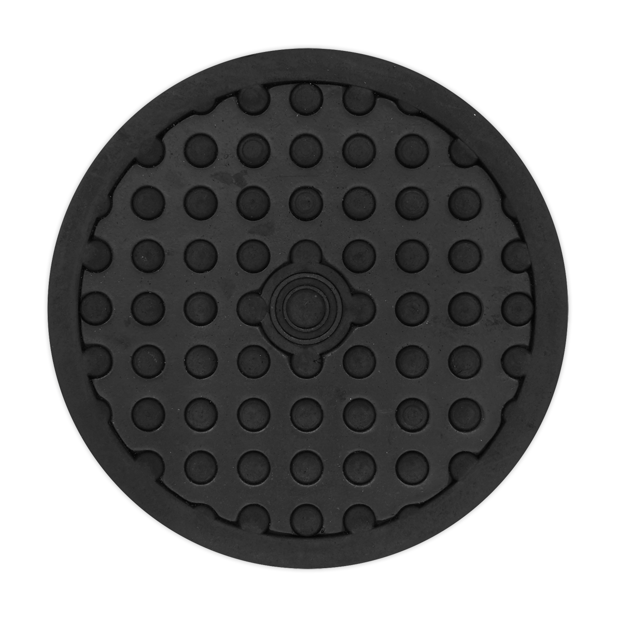 Sealey Safety Rubber Jack Pad Type B Designed To Prevent Damage Black JP02
