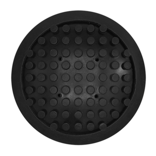 Sealey Safety Rubber Jack Pad Type C Designed To Prevent Damage Black JP05