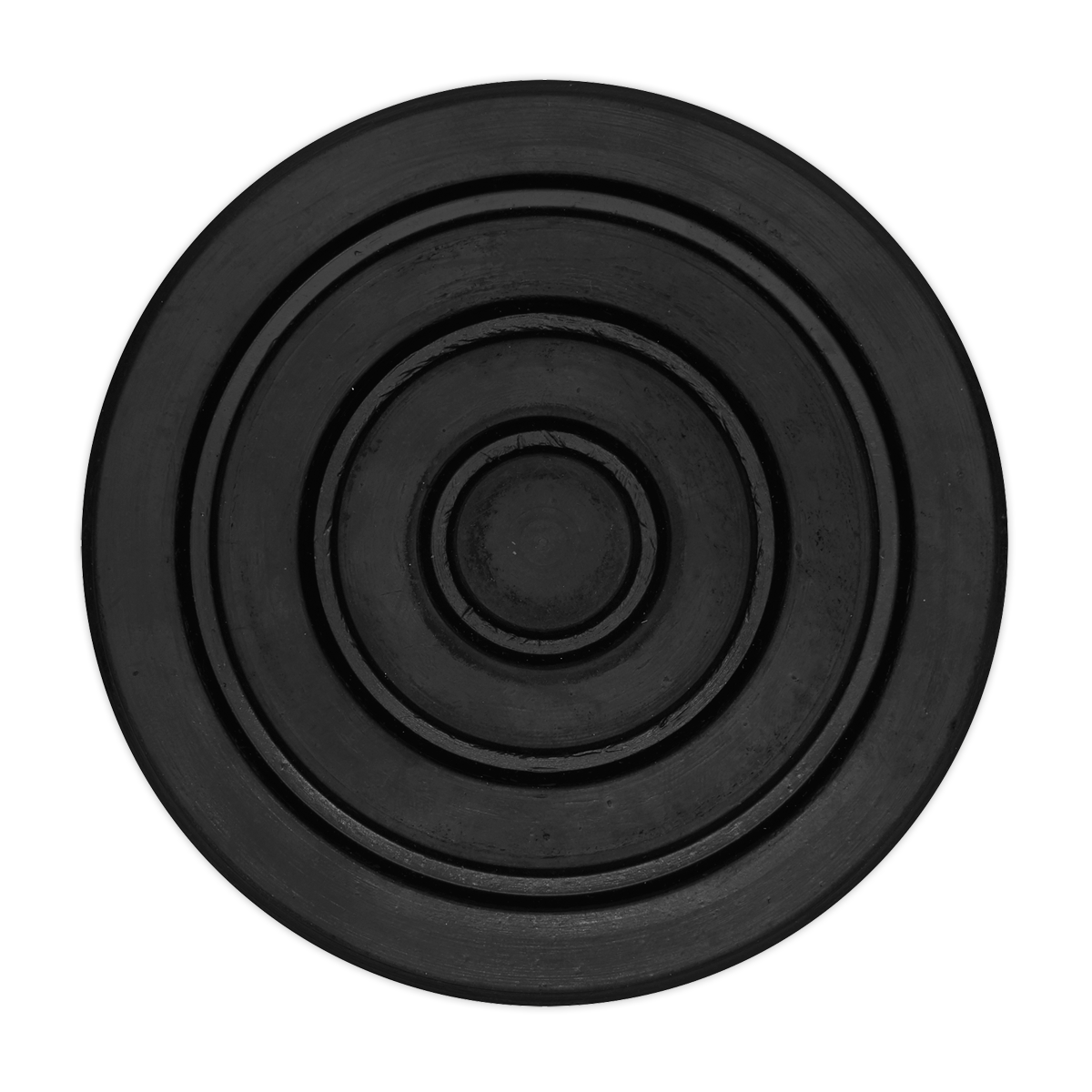 Sealey Safety Rubber Jack Pad Type A Saddle Size: Ø116-123mm - Black JP06