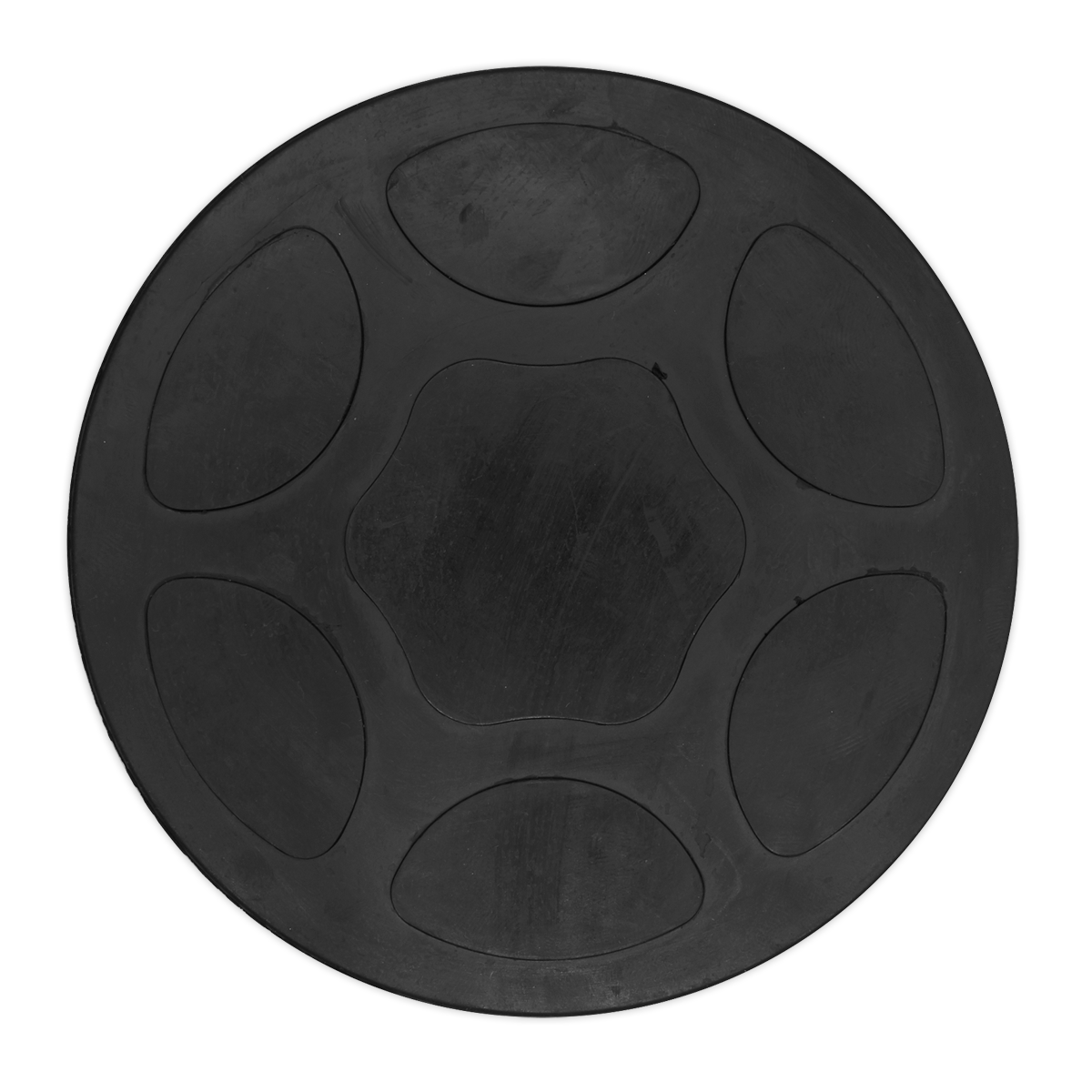 Sealey Safety Rubber Jack Pad Type B Designed To Prevent Damage Black JP08