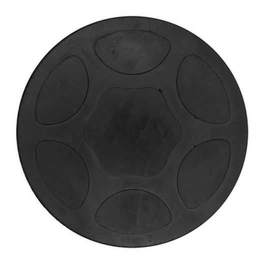 Sealey Safety Rubber Jack Pad Type B Designed To Prevent Damage Black JP08