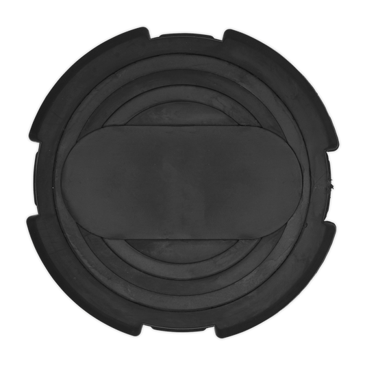 Sealey Safety Rubber Jack Pad Type B Saddle Size: Ø93-95mm - Black JP09