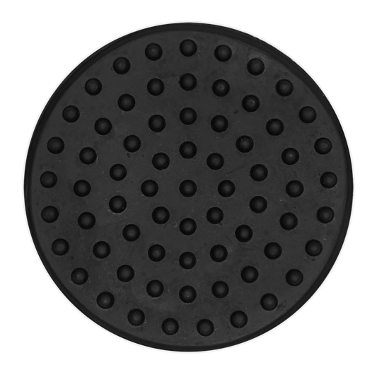 Sealey Safety Rubber Jack Pad Type B Saddle Size: Ø83-88mm - Black JP11