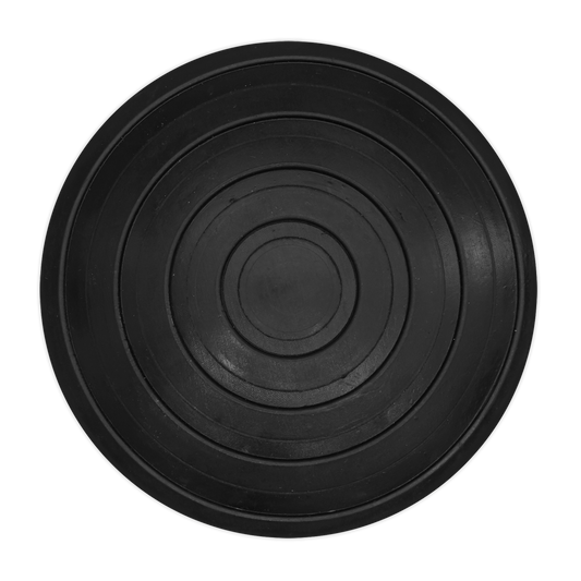 Sealey Safety Rubber Jack Pad Type C Designed To Prevent Damage Black JP13