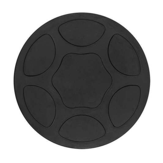 Sealey Safety Rubber Jack Pad Type B Designed To Prevent Damage Black JP14