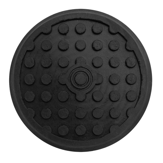 Sealey Safety Rubber Jack Pad Type B Designed To Prevent Damage Black JP17