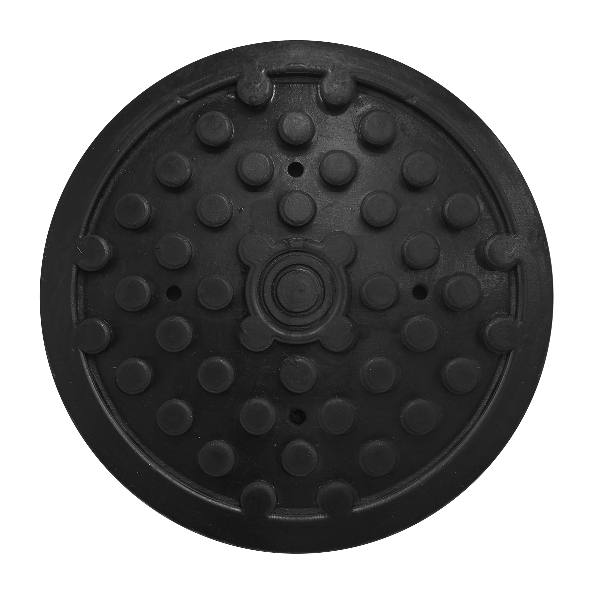 Sealey Safety Rubber Jack Pad Type C Designed To Prevent Damage Black JP19