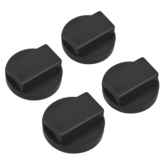 Sealey Jacking Pad Set Durable Rubber Prevents Vehicle Damage Fits BMW JP22