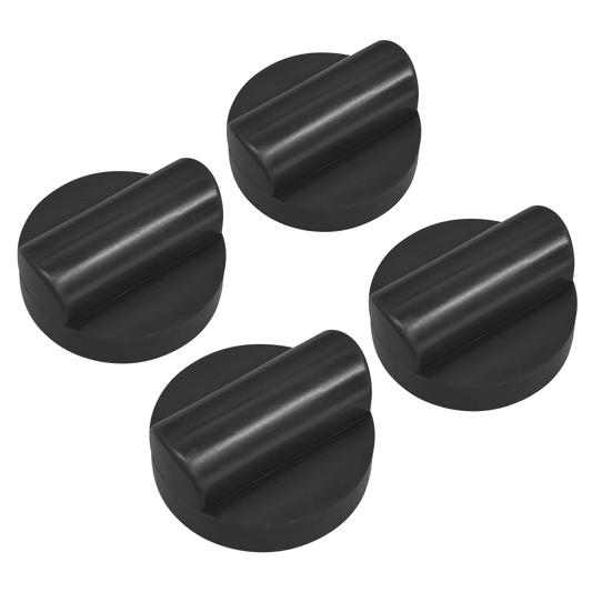Sealey Jacking Pad Set Durable Rubber Prevents Vehicle Damage Fits Audi JP23