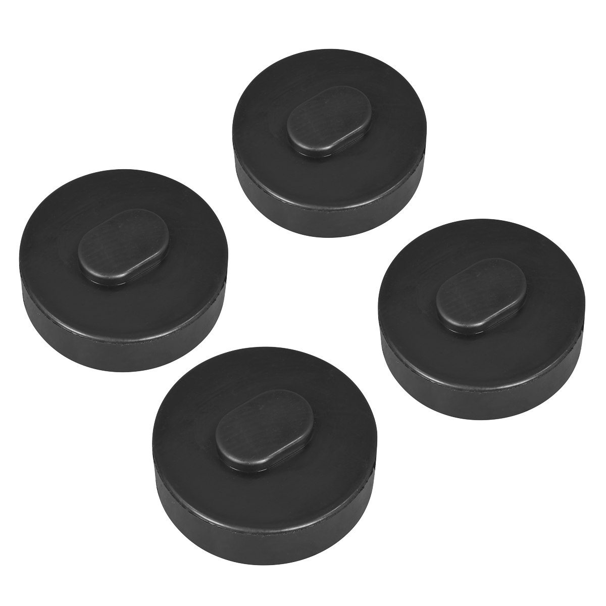 Sealey Jacking Pad Set Durable Rubber Prevents Vehicle Damage Fits Porsche JP27