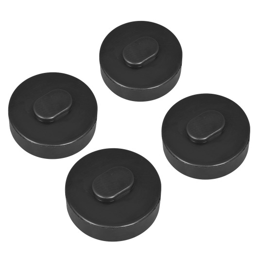 Sealey Jacking Pad Set Durable Rubber Prevents Vehicle Damage Fits Porsche JP27