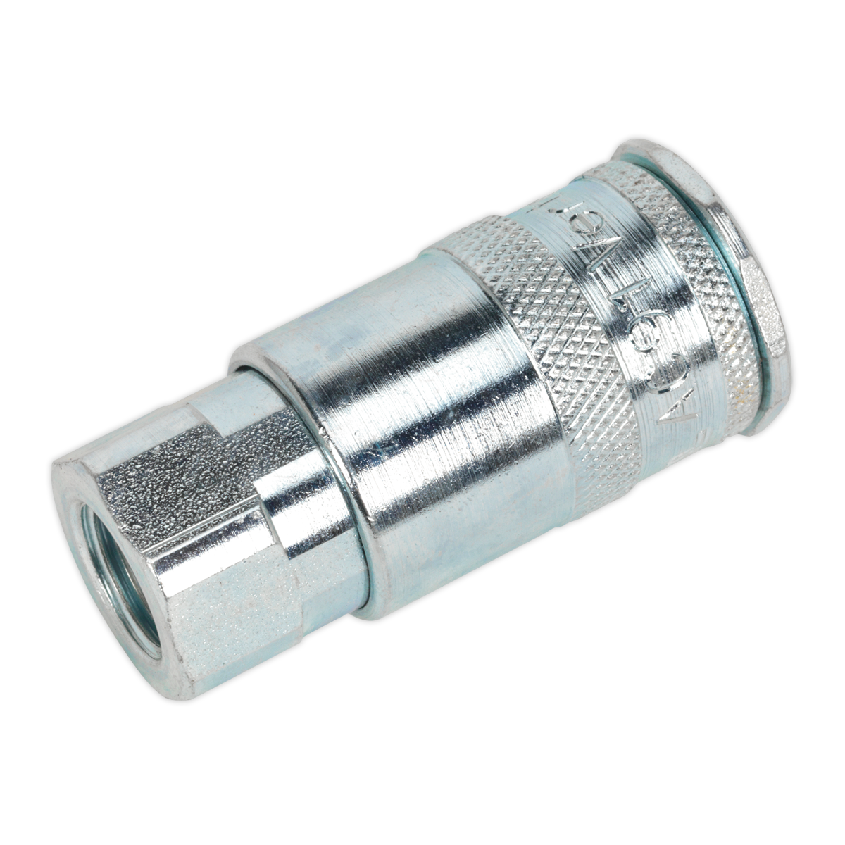 Sealey Coupling Body Slim Profile Female 1/4" BSP Silver Pack of 5 Pieces ACP15