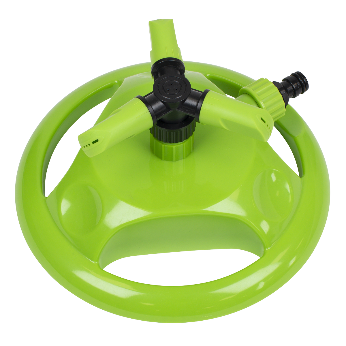 Sealey Garden Sprinkler 3-Arm Adjustable Rotating Ø10m Maximum Durable JS2023