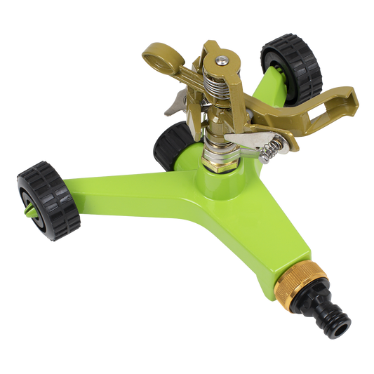 Sealey Pulsating Sprinkler Ø20m Maximum With Metal Wheeled Base JS2034