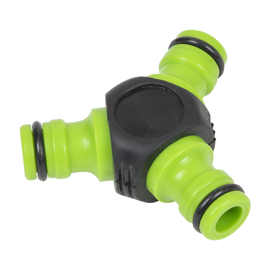 Sealey Water Hose Y-Connector 3-Way Durable ABS Plastic Easy Use JS3027