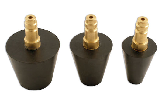 LASER 5261 3pc Radiator Cone Set For Vacuum Filling Systems 17-50mm Workchop Use