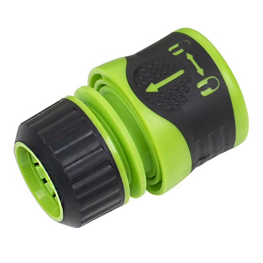 Sealey Soft-Touch Hose Connector With Lock 1/2" 5/8" Durable ABS Plastic JS3050