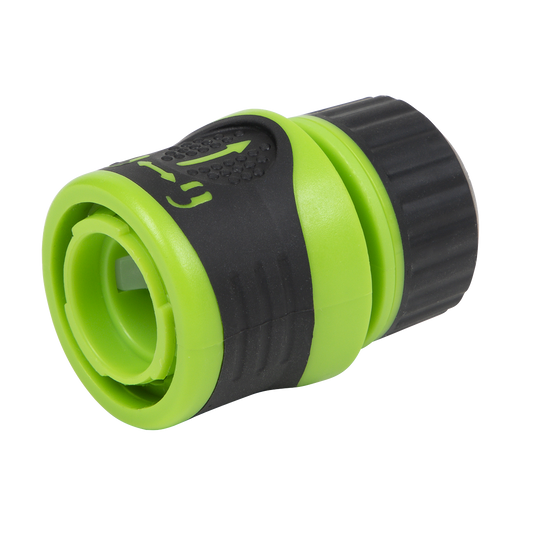 Sealey Soft-Touch Hose Connector With Water Stop & Lock 1/2"-5/8" JS3051
