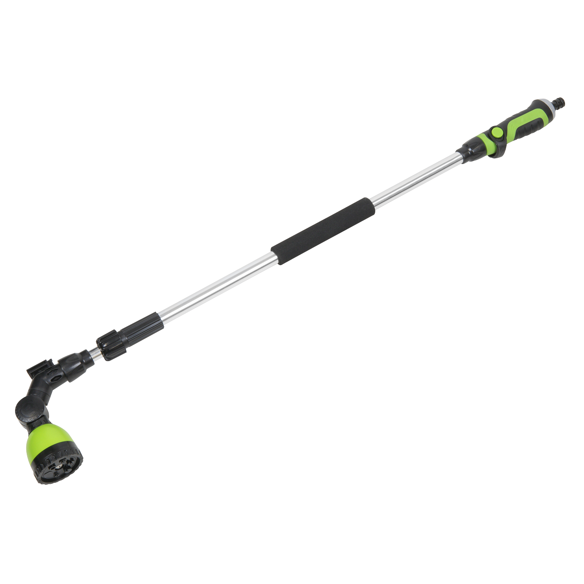 Sealey Telescopic Lance 6-Pattern Spray Head 140cm Rubber Handle Durable JS9286