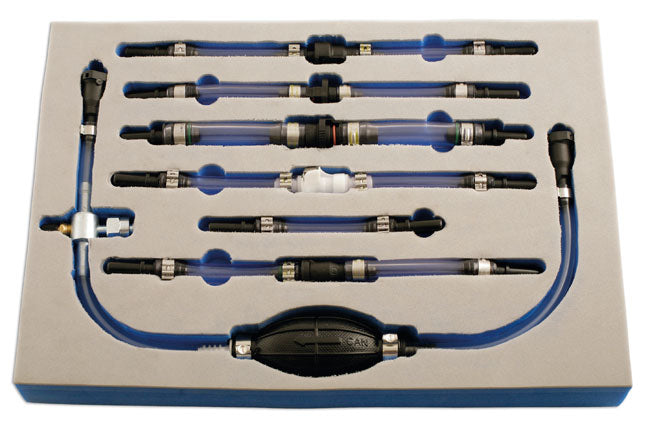 LASER 5262 Diesel Fuel System Priming & Bleeding Kit With 6 Connectors