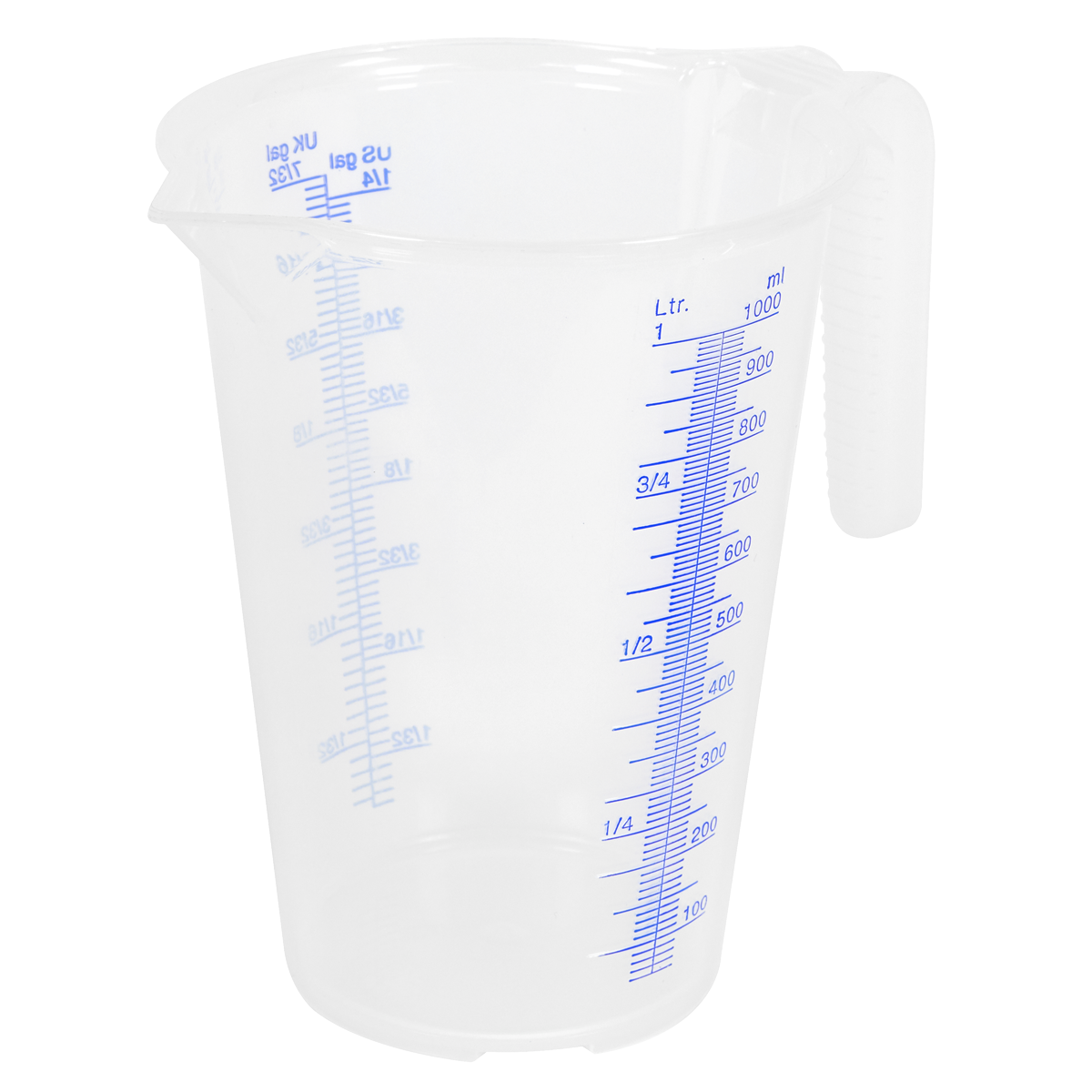 Sealey Measuring Jug Easy-to-Read Scale Translucent Polypropylene 1 Litre JT1000
