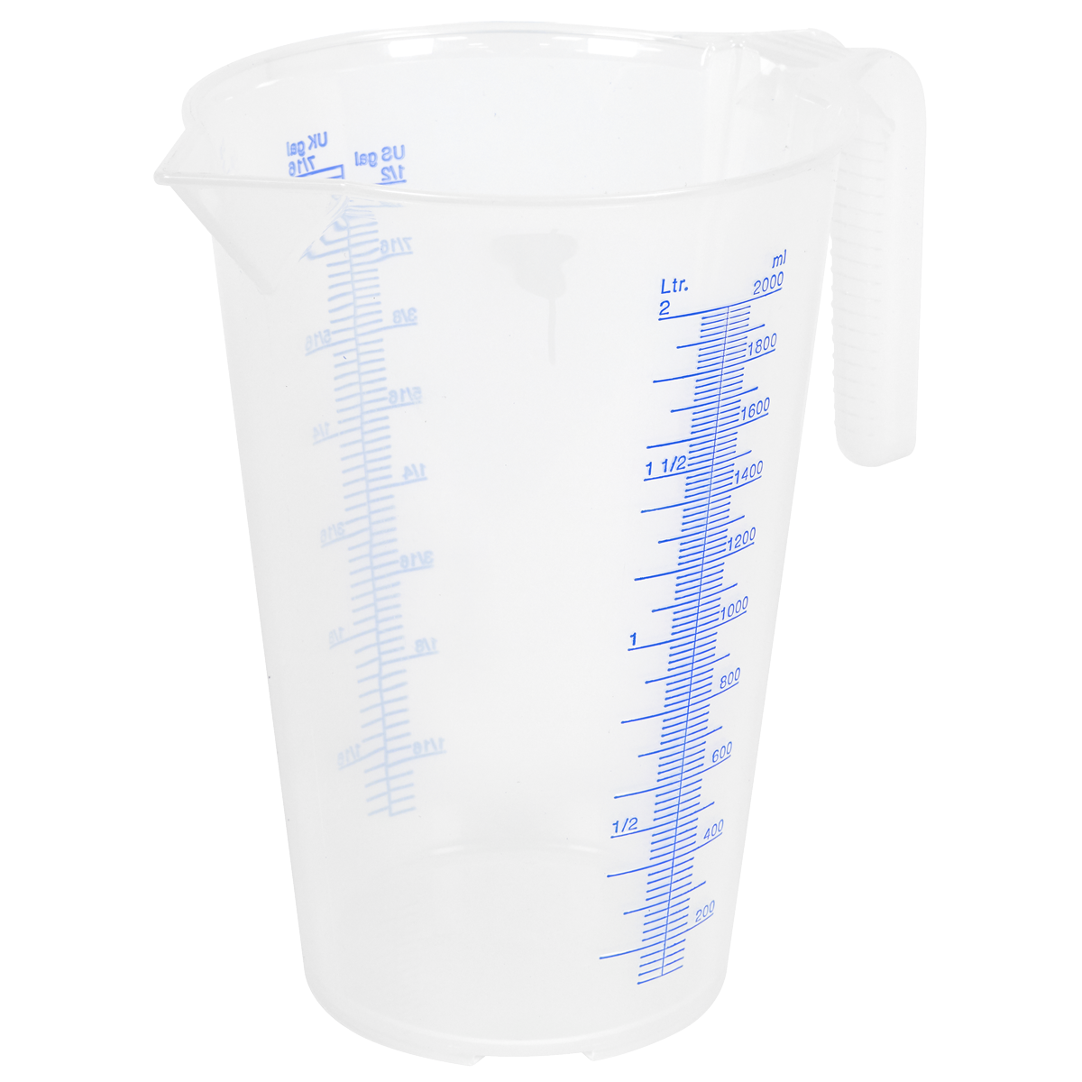 Sealey 2L Measuring Jug 2 Litre Translucent Oil Fuel Acid Resistant JT2000