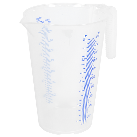 Sealey 2L Measuring Jug 2 Litre Translucent Oil Fuel Acid Resistant JT2000